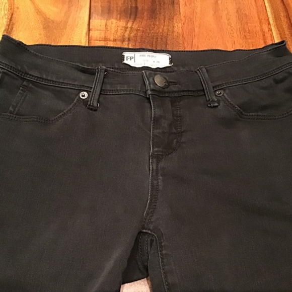 Free People Mid-Rise Skinny Jeans - Picture 5 of 6